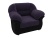 Карнелла Фиолетово-Черный Велюр, кресло для отдыха