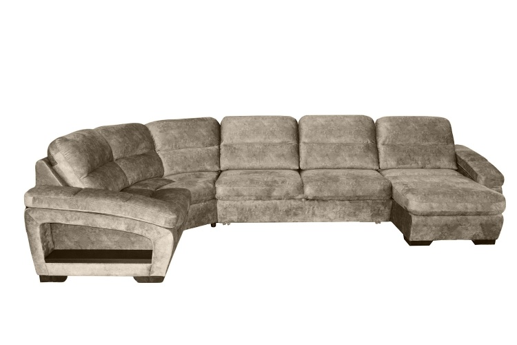 Кальяри Ламбре 1 П-образный Правый, угловой диван