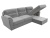 Бостон Luxe Серый велюр Правый, угловой диван
