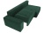 Кёльн Зеленый Велюр Правый, угловой диван