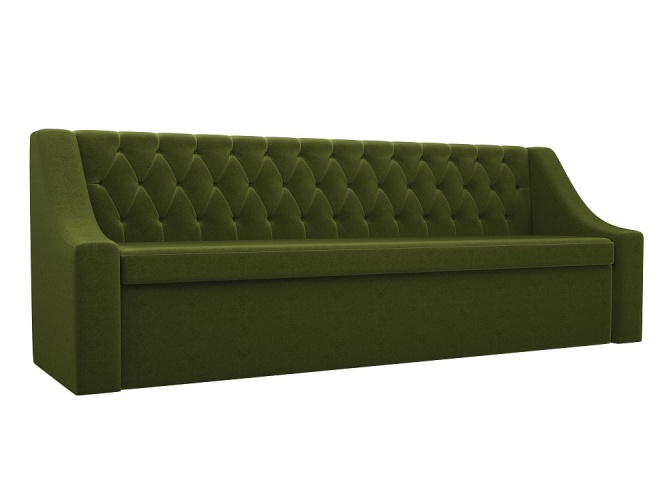 Мерлин Зеленый Микровельвет, диван выкатной