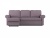 Тулон Luxe лиловый Левый, угловой диван