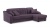 Майнц Фиолетовый Велюр, угловой диван