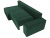 Кёльн Зеленый Велюр, угловой диван