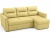 Плаза Flax Желтый Рогожка, угловой диван