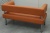 Бизнес с подлокотниками Экокожа Оранжевый, офисный диван