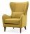 Грета Желтый Велюр, кресло для отдыха