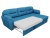 Бостон Luxe Голубой Велюр Правый, угловой диван