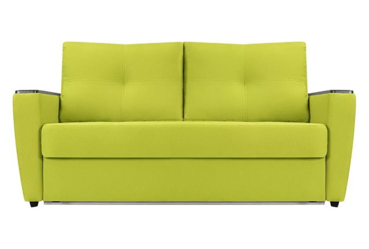 Майами (Дубай) Рогожка Зеленый, диван выкатной