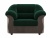 Карнелла Зелено-Коричневый Велюр, кресло для отдыха
