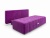 Марсель 2 Фиолетовый Микровелюр, диван еврокнижка
