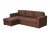 Торонто коричневый, угловой диван