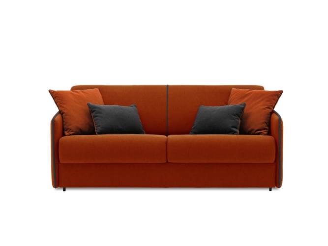 Dashi Mini Оранжевый Велюр, диван выкатной