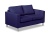 Ватсон 2-х местный Фиолетовый Экокожа, офисный диван