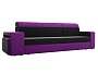 Мустанг с двумя пуфами Черно-Фиолетовый от производителя Мегасалон