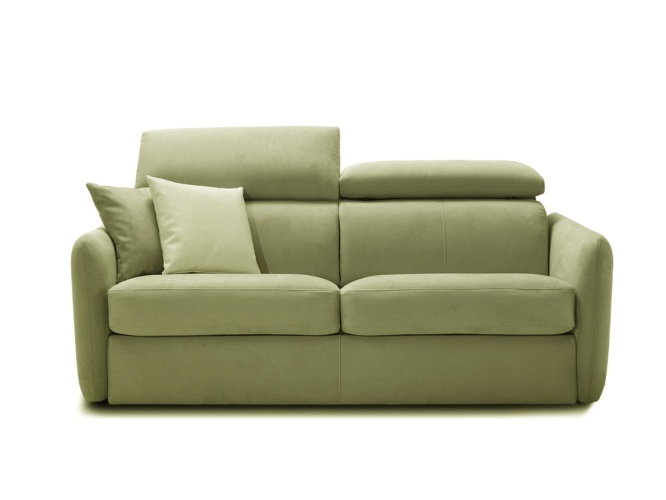 Белла 9 Светло-Зеленый Велутто, диван выкатной