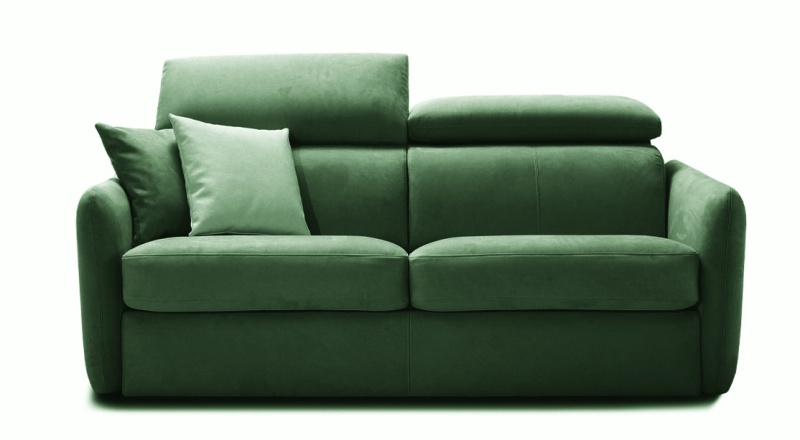 Белла 9 Зеленый Велюр Велутто, диван выкатной