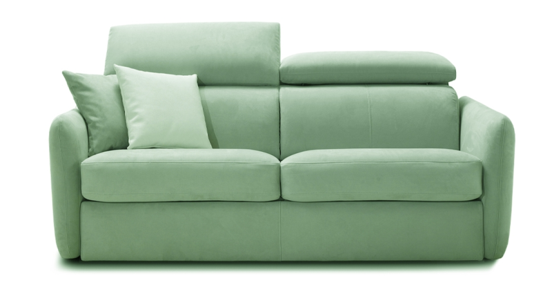 Белла 9 Светло-Зеленый Велюр Велутто, диван выкатной