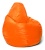 Кресло груша XL Оксфорд orange, пуф