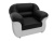 Карнелла Черно-Белый Экокожа, кресло для отдыха
