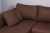 Консул коричневый, угловой диван