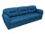 Бостон Luxe Синий Велюр, диван выкатной