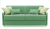 Dashi Mini Зеленый 2 Велюр, диван выкатной