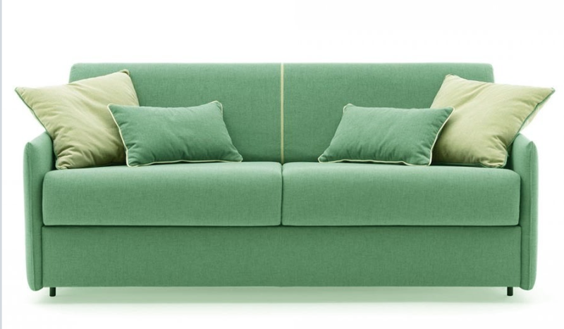 Dashi Mini Зеленый 2 Велюр, диван выкатной